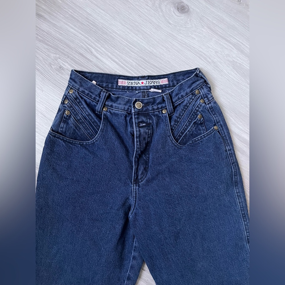 ZENA Women's Blue Jeans - Picture 2 of 9